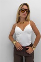 top con coppa imbottita padded